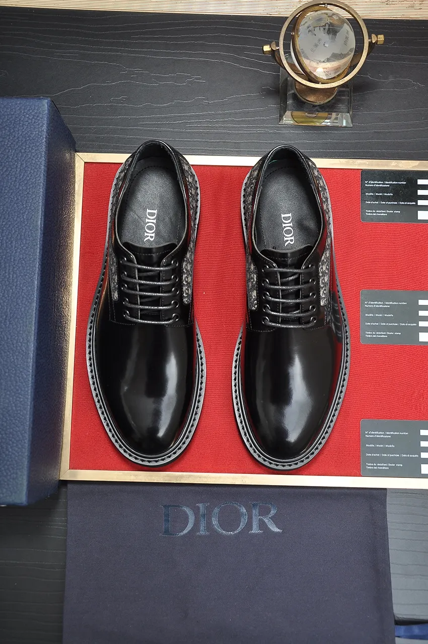 Men's shoes 💰560💶[Dior] (cowhide lining) Dior original 1:1 high quality factory, imported original materials, imported original cowhide, water-dyed cowhide lining, original TPU outsole, code number: 38-44